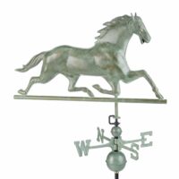 580v1 horse weathervane blue verde copper