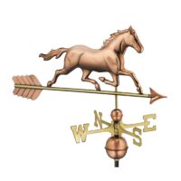 967p trotting horse weathervane pure copper