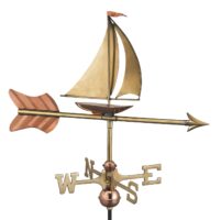 8803pr sailboat cottage weathervane pure copper