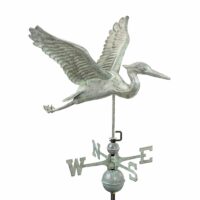 9606v1 blue heron weathervane blue verde copper