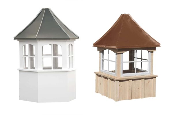 wood vinyl cupolas