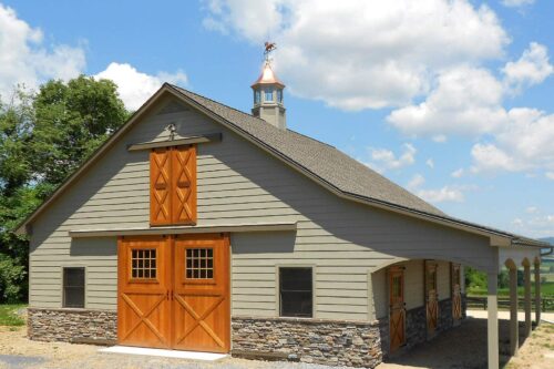 copper cupola for horse barn