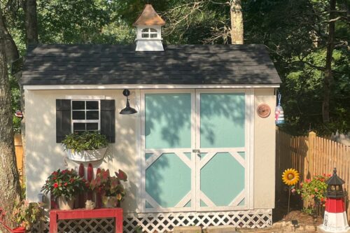 vinyl cupola on shed