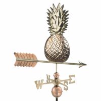 9635P pineapple weathervane polished copper