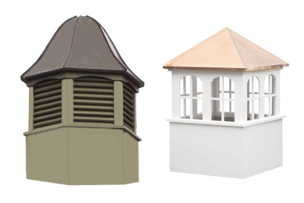 Square or Hexagon Cupolas Customized for You