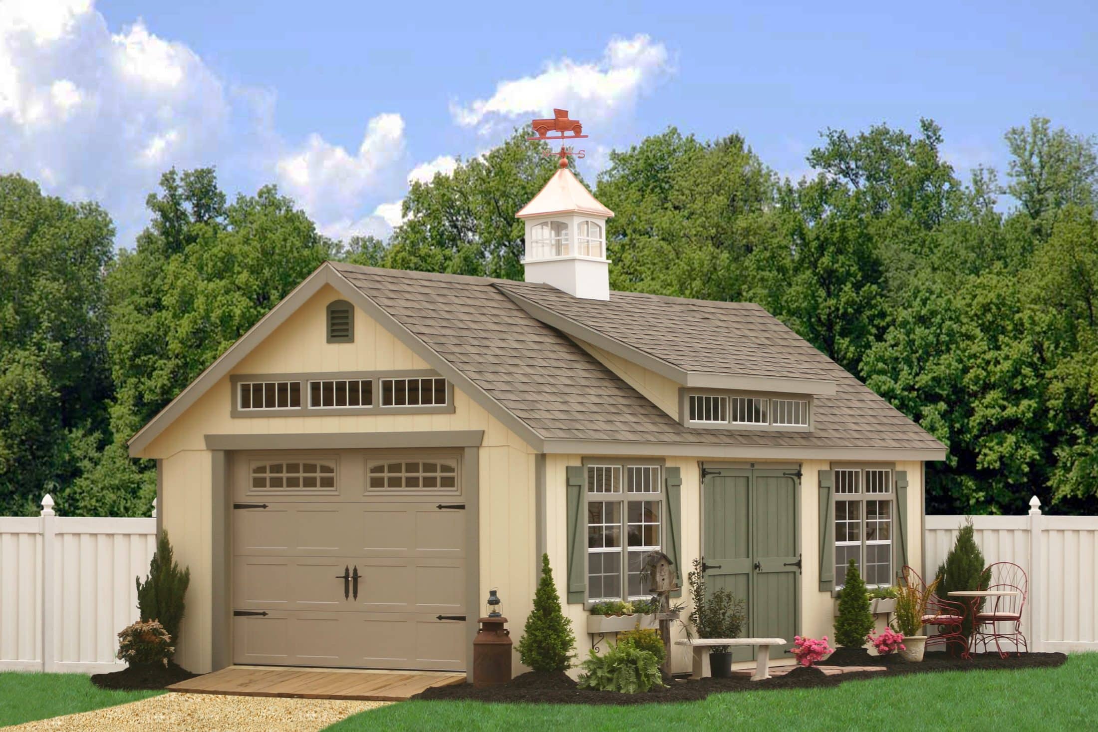 Changing Cupola Colors for Garage