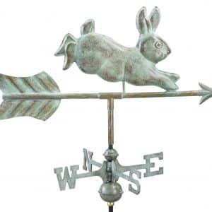 809v1r rabbit cottage weathervane blue verde copper